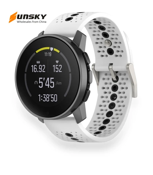Colorful Hole Silicone Watch Band — Watch Accessories, Suunto