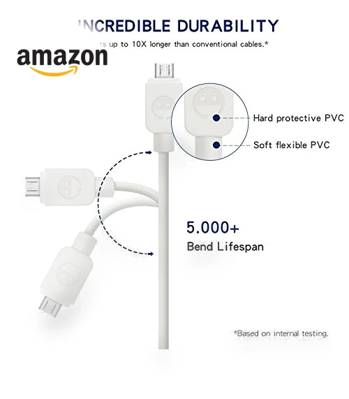 Micro USB Cable (5-Pack, 6FT) — Chargers, SMALLElectric