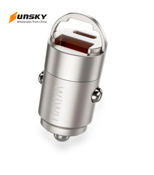 Nano Series 30W USB / Type-C Fast Car Charger — Wall Chargers, WiWU