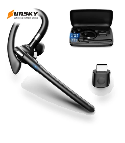 On-Ear Bluetooth Earphone with AI Noise Reduction — Bluetooth Headsets, YYK