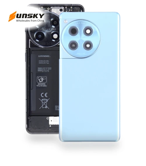 Original Glass Battery Back Cover with Camera Lens — Back Covers, OnePlus