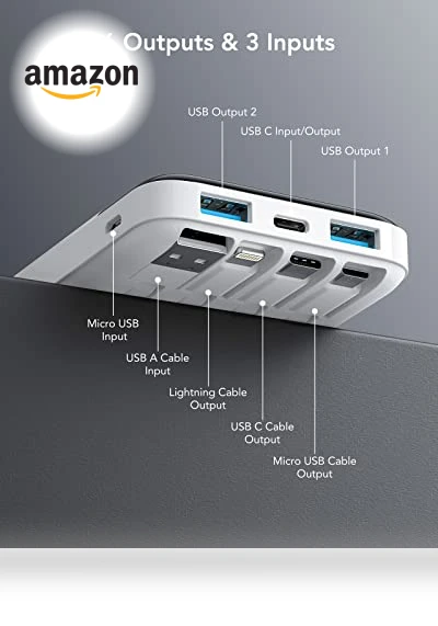 Portable Charger with Built-in Cables — Chargers, Charmast
