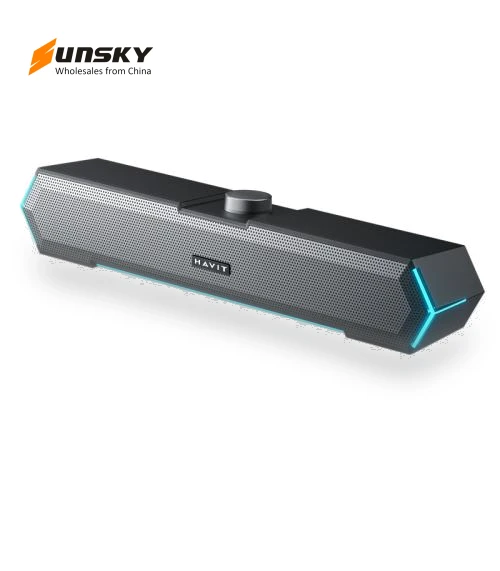 RGB Lighting Effect Desktop Computer Wired Speaker — PC Audio Solutions, Havit