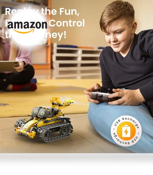 Robot Building Kit with Remote Control — Interactive Figures & Robots, Sillbird