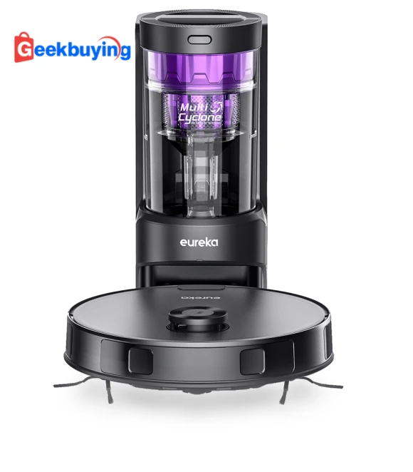 Robot Vacuum and Mop with Self-Emptying Station — Smart Cleaning Robots, Eureka