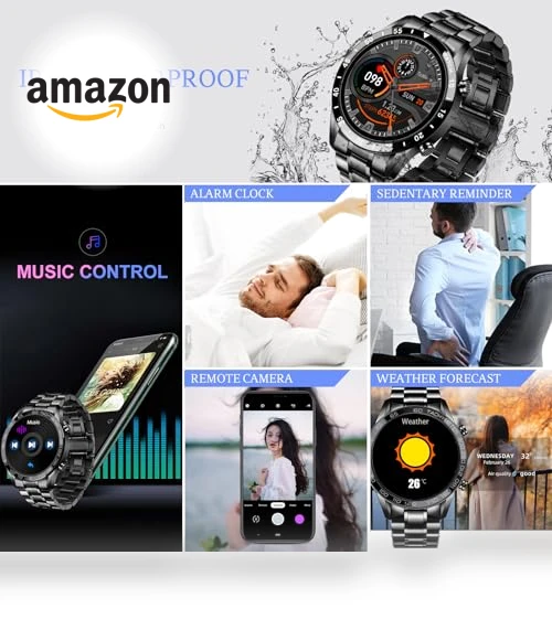 Smart Watch for Android iOS — Smartwatches, FILIEKEU