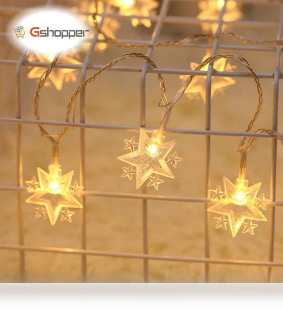 Stars and moon light strings — String Lights