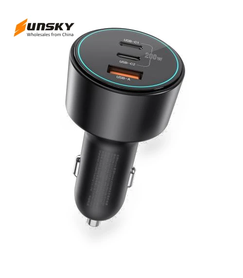 Starship Series 200W QC + PD Fast Car Charger — Vehicle Power Solutions, WiWU