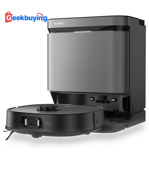 Ultra Robot Vacuum and Mop with Self-Emptying Base — Smart Cleaning Robots, Eureka