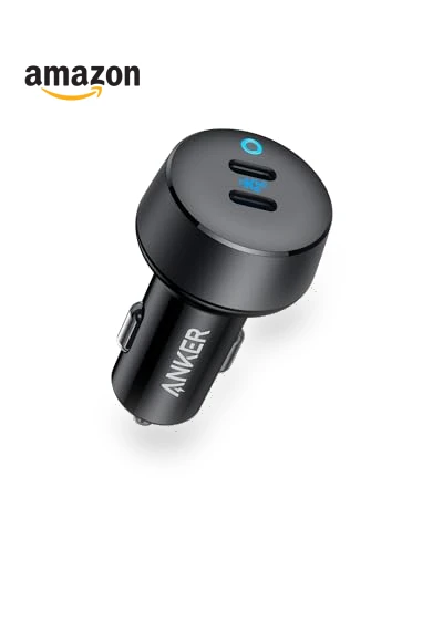 USB C Car Charger, 40W 2-Port PowerIQ 3.0 Type C Adapter — Charging Solutions, Anker