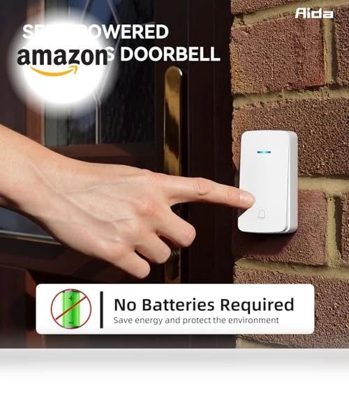 Wireless Doorbell with Extra Socket — Kits, AIDA