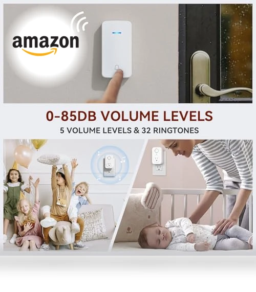 Wireless Doorbell with Extra Socket — Kits, AIDA