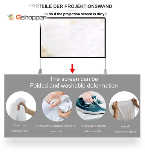 100 inch Outdoor Projector Screen and Stand — Home Theater Projectors, HOIN