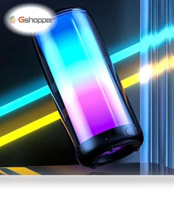 Bluetooth Speaker with Colorful Lights — Portable Audio Solutions, Lenovo