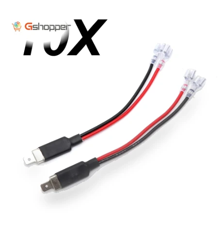 LED H1 Replacement Single Converter Wiring Connector Cable — Headlight