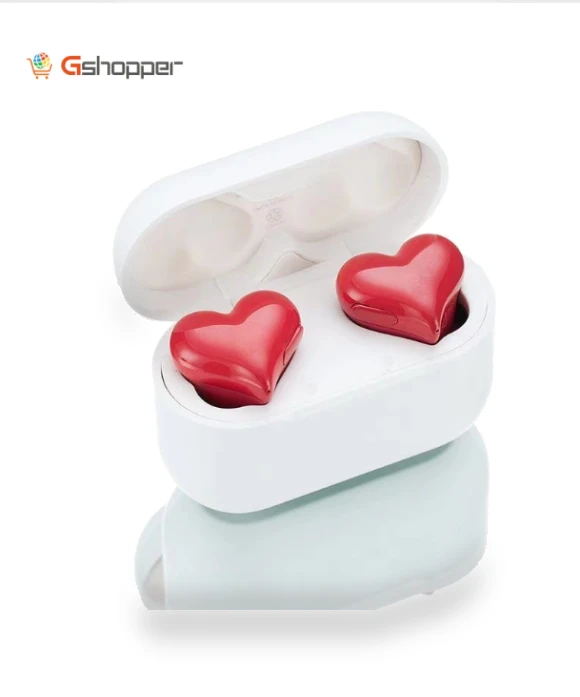 Heart-shaped Wireless Headphones — In-Ear Headphones