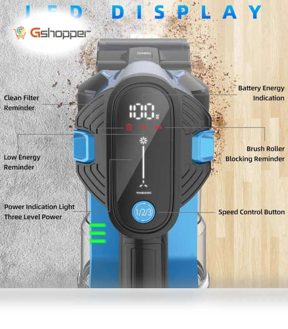 Portable Stick Vacuum Cleaner — Vacuums, INSE