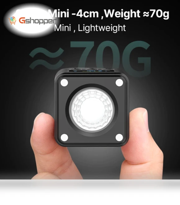 RGB Mini COB Video Camera Light — Photography Lighting & Studio Equipment, Ulanzi