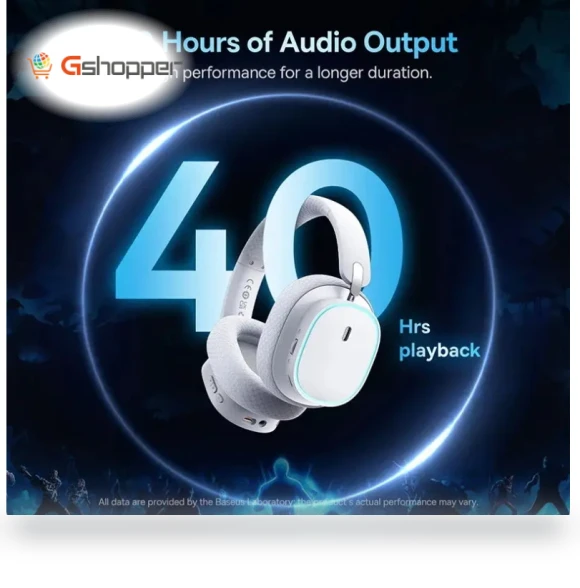 Gaming Wireless Headphone with Mic — Over-Ear Headphones, Baseus