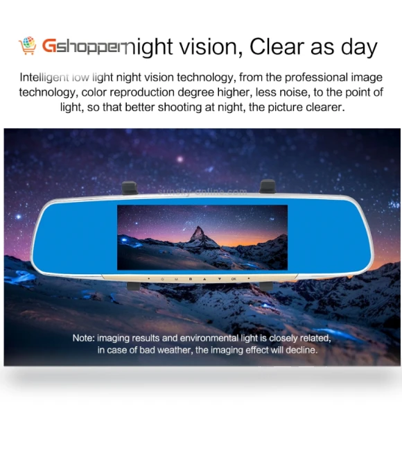 Touch Screen Rear View Mirror Car Recorder — Rearview Video Systems
