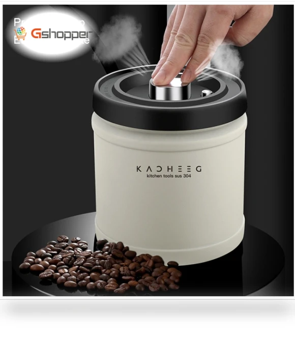 Vacuum Coffee Bean Tea Canister — Tea Storage Chests