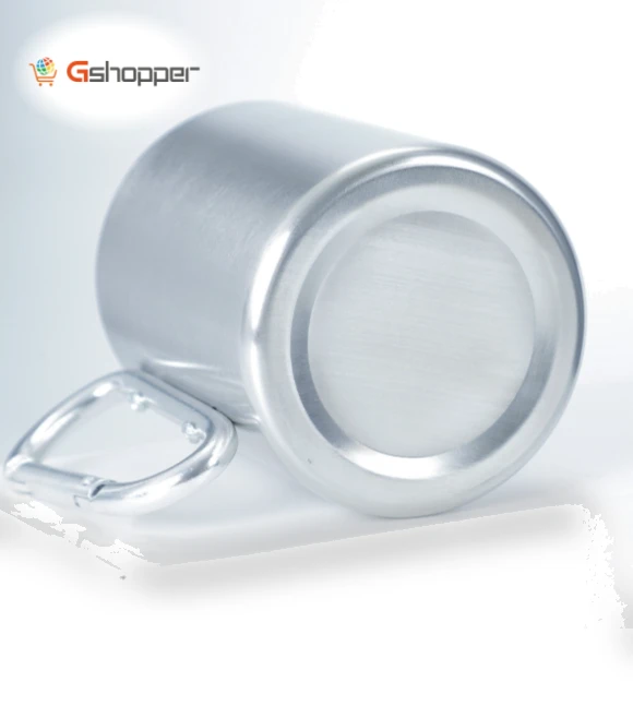 Double-layered mug with carabiner — Cups & Mugs