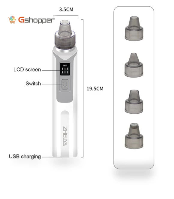 Facial Cleaning Pore Vacuum — Blackhead & Blemish Removers