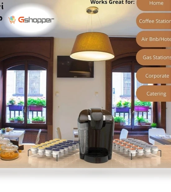Acrylic 24 Holes Coffee Capsule Storage Display Rack — Coffee Pod Holders