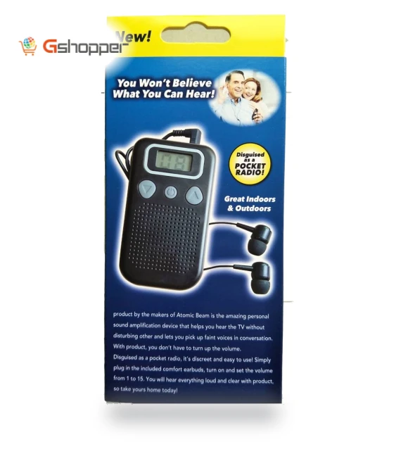Digital Display Mobile Hearing Aid Sound Amplifier — Hearing Support