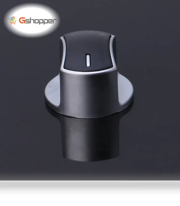Gas Stove Knob Switch Metal Button Lighter Handle — Knobs