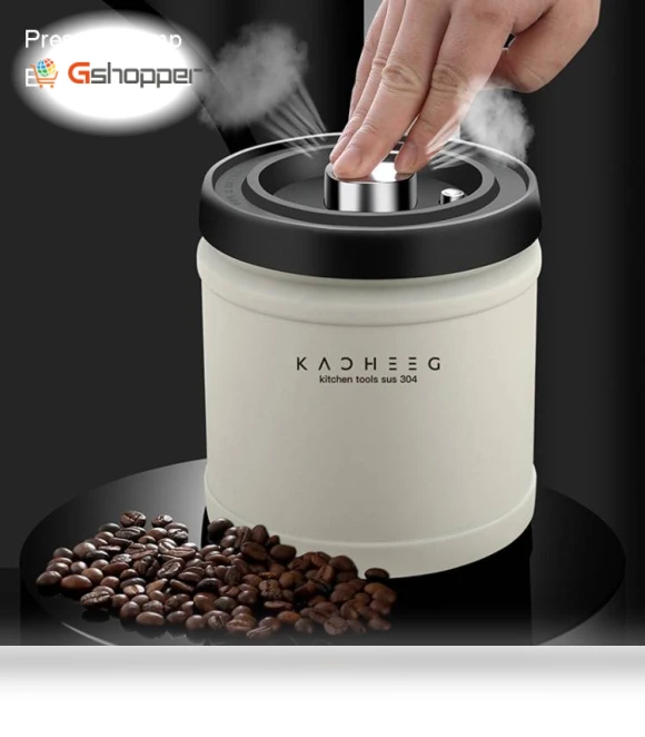 Sealing Can Pressed Vacuum Coffee Bean Tea Cans — Tea Brewing Essentials, Kacheeg