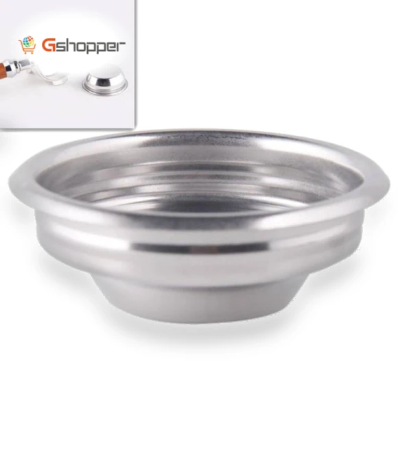 Semi-automatic Coffee Machine Stainless Steel Powder Bowl Brewing Head Filter Bottomless Handle Filter — Coffee Filters