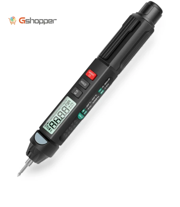 True RMS Digital Multimeter with Voltage Test Pen and Phase Sequences Meter — Battery Testers, ANENG
