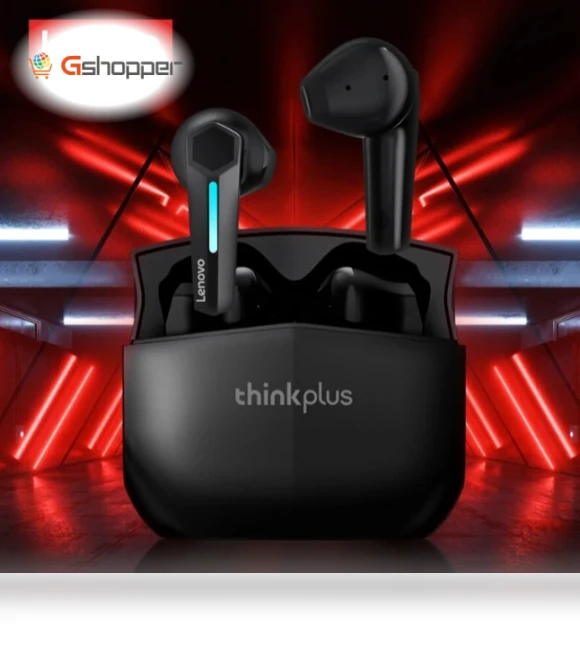 TWS Earbuds Bluetooth 5.3 Earphone HiFi Stereo Deep Bass Semi-in-ear Sports Wireless Headphones with Mic — In-Ear Headphones, Lenovo