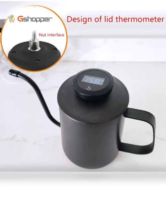 Electronic Touch Screen Digital Display Household Food Thermometer — Temperature Measurement Tools