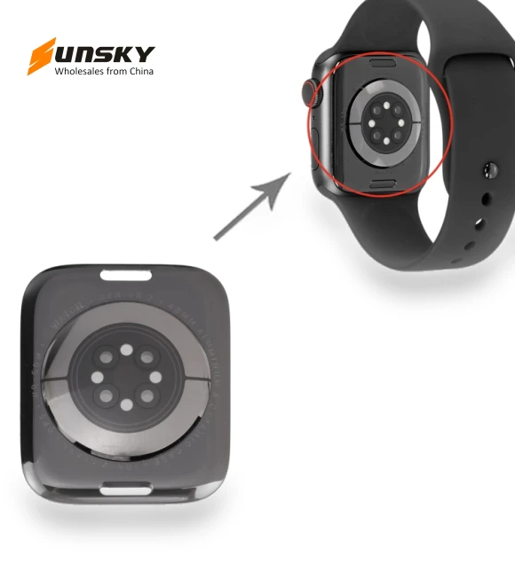 Glass Back Cover With Wireless Charging Coil — Smartwatches, Apple