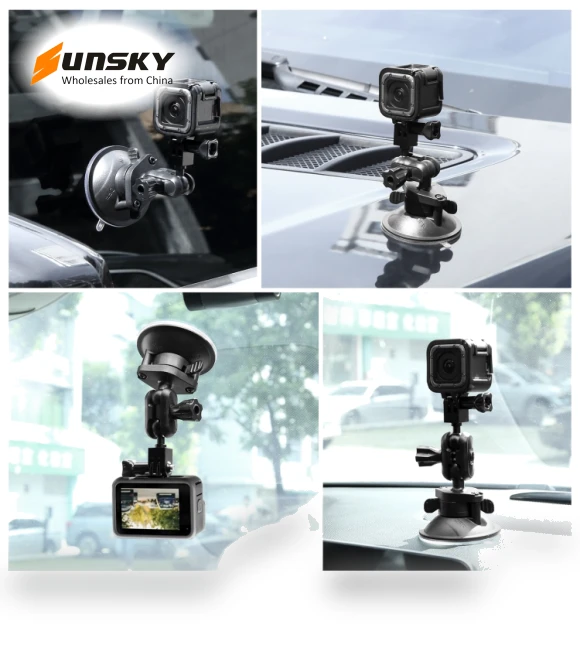 Magic Arm Suction Cup Mount — Vehicle Mounts, PULUZ