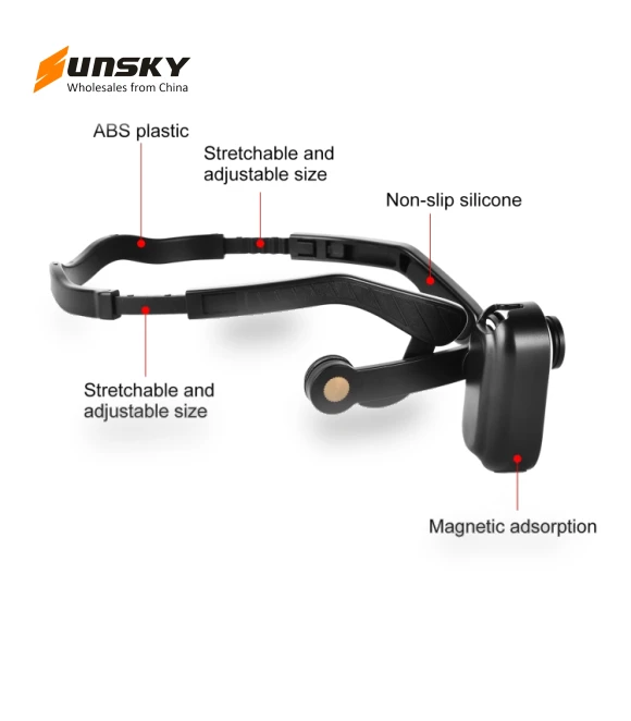 Magnetic POV Holder Head Mount — Chest Camera Mounts, PULUZ
