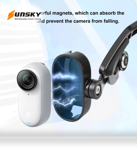 Magnetic POV Holder Head Mount — Chest Camera Mounts, PULUZ