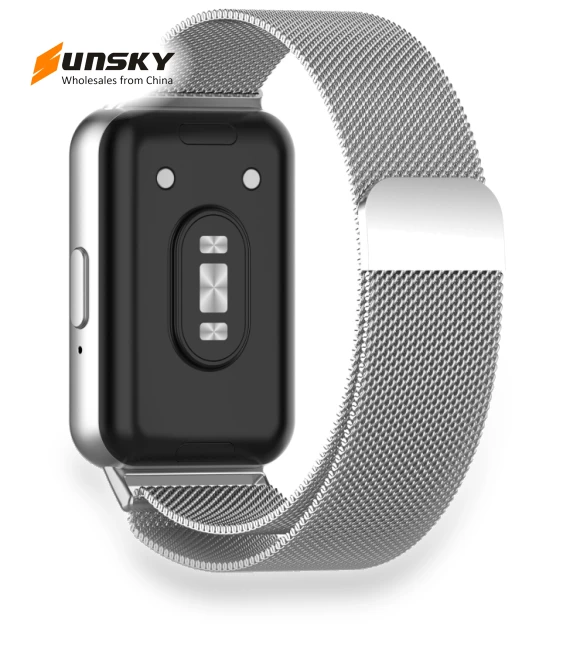 Milanese Metal Steel Mesh Watch Band — Fitness Bands, Samsung