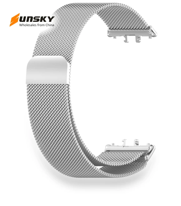 Milanese Metal Steel Mesh Watch Band — Fitness Bands, Samsung