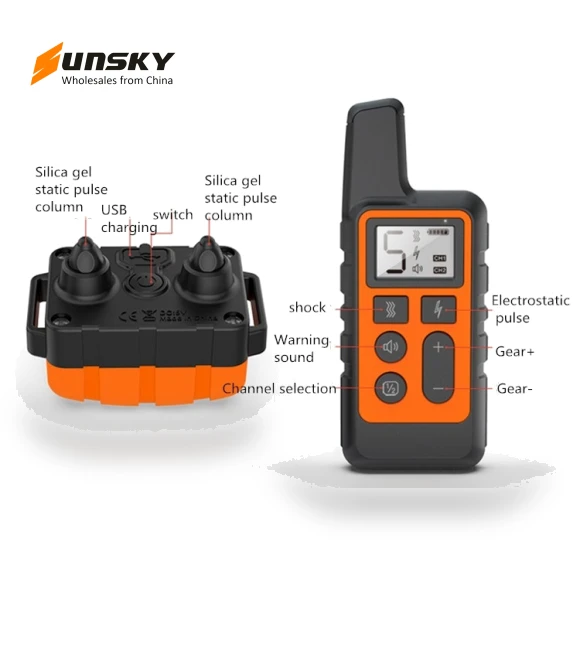 Remote Control Dog Training Collar — Anti-Bark Training Devices
