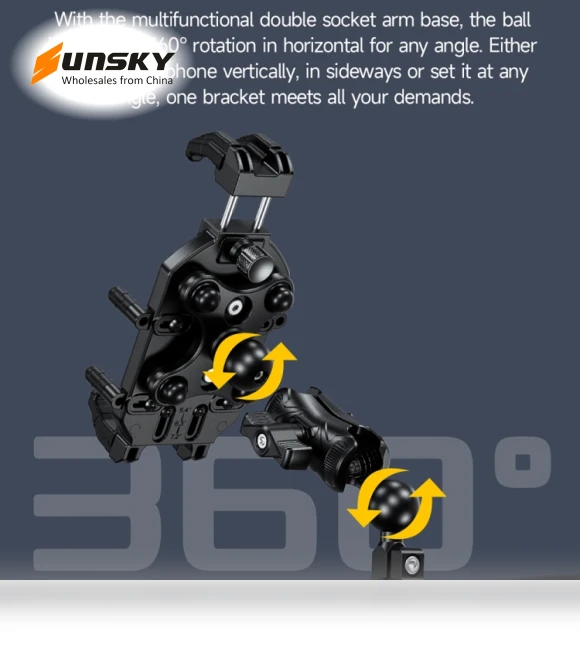 Universal Bicycle Handle Phone Holder — Vehicle Phone Holders, Ulefone
