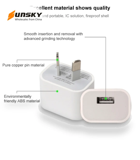 USB Charger Adapter — Wall Chargers