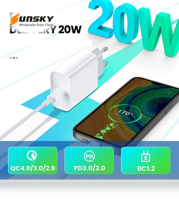 20W Single USB-C Travel Charger — Chargers