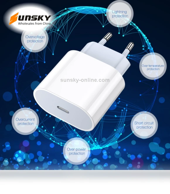 20W Single USB-C Travel Charger — Chargers