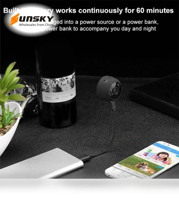 720P Wifi Wireless Network Camera Wide-angle Recorder — Camcorder