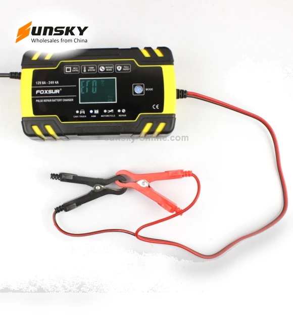 Car Motorcycle Truck Repair Battery Charger — Battery Chargers, FOXSUR