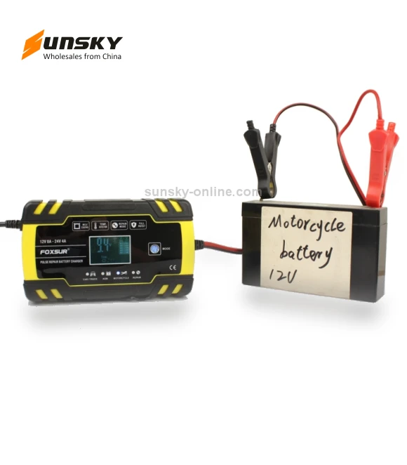 Car Motorcycle Truck Repair Battery Charger — Battery Chargers, FOXSUR