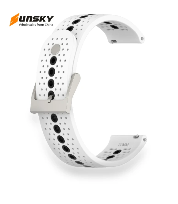 Colorful Hole Silicone Watch Band — Watch Accessories, Suunto